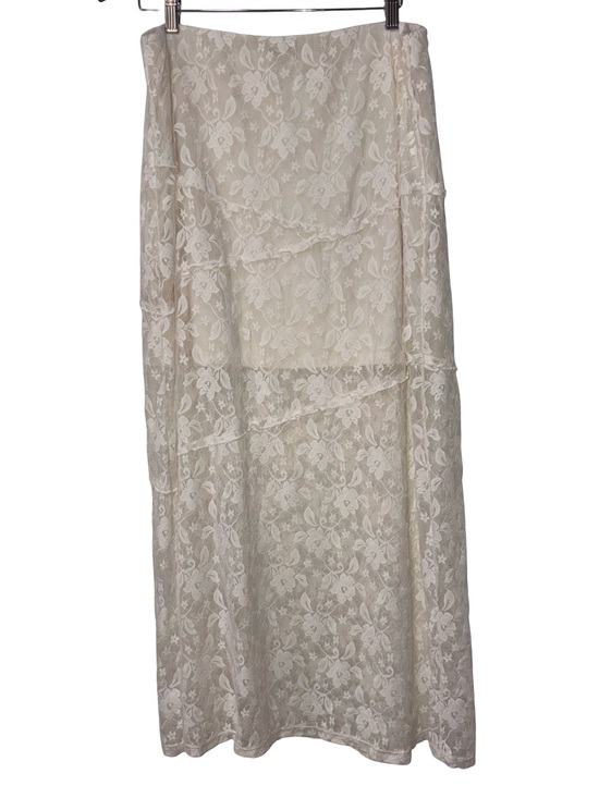 No Boundaries Dresses & Skirts - Coastal Cowgirl Cream Lace No Boundaries XL 16-18 Maxi Skirt